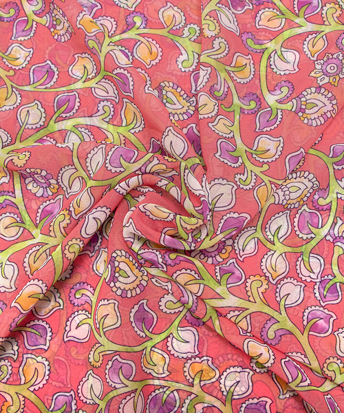 Designer Printed Georgette Fabric Exporter